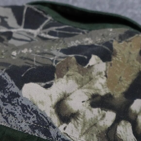 Vintage H.S. Strut Shirt Mens XL Green Camouflage Padded Button Down Long Sleeve - Picture 8 of 10